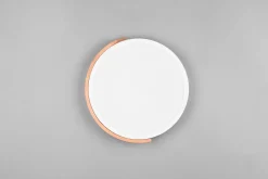 Flurlampen|Bürolampen*Trio Reality Blendarme LED Deckenlampe Holz rund Ø31,5 cm 20 W Weiß