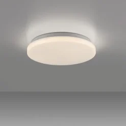 Just Light Blendarme LED Deckenlampe Weiß Ø22 cm rund 8 W wohnlich< Deckenleuchten|Flurlampen