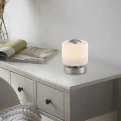 Paul Neuhaus Blendarme LED Tischleuchte Touch dimmbar 15 cm 3000 K< Wohnzimmerlampen|Schlafzimmer Lampen