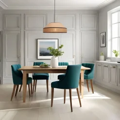 Wohnzimmerlampen|Metall Lampen*Belis Blendarme Pendelleuchte Jute Natur E27 Ø45 cm wohnlich