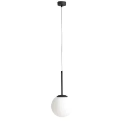 Hängelampen|Bürolampen*ALDEX Blendarme Pendelleuchte Schwarz Weiß E27 Ø20 cm rund