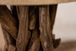 Invicta Interior Blendarme Tischleuchte Holz Leinen 50 cm E27 wohnlich< Tischlampen|Schlafzimmer Lampen