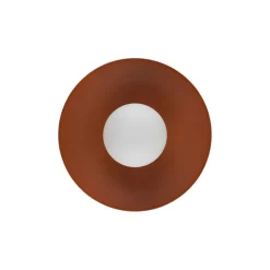 Wandleuchten|Flurlampen*TK Lighting Blendarme Wandleuchte Ziegelrot Metall Glas G9 Ø28 cm