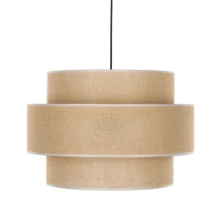 TK Lighting Boho Hängelampe Jute Ø 50 cm rund E27 wohnlich GREET< Hängelampen|Esszimmer Lampen