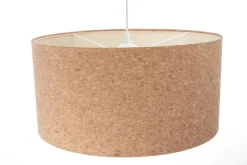 Hängelampen|Moderne Lampen*BPS Koncept Boho Hängelampe rund E27 Ø 60 cm Kork Modern Esstisch