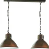 Masterlight Braune Pendelleuchte Ø45cm Handarbeit Esstisch< Industrie Lampen|Vintage Lampen
