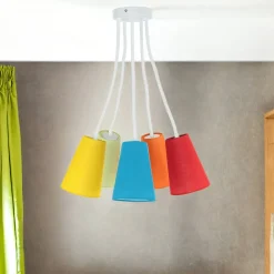 Easylight Bunte Deckenlampe Kinderzimmer flexible Arme 5flmg<Kinder Kinderzimmerlampen|Kinderlampen