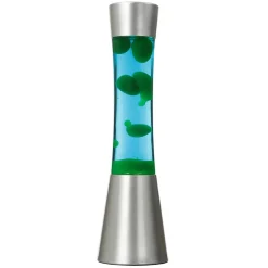 Retro Lampen|Lavalampen*Easylight Bunte Lavalampe Blau Grün mit Schalter H:39cm SANDRO