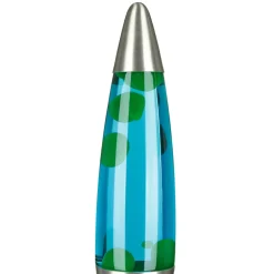 Easylight Bunte Lavalampe Blau Wachs Grün JENNY 42cm hoch< Retro Lampen|Lavalampen