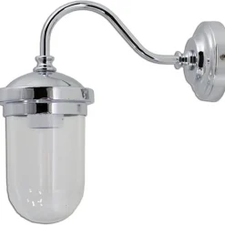 Laura Suardi Chrom Wandleuchte Messing IP43 Maritim rostfrei< Außenleuchten Antik|Außenleuchten Messing