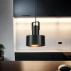 Sigma Coole Hängelampe Rif Schwarz mit Zierbügel< Hängelampen|Esszimmer Lampen