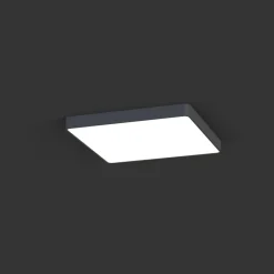 Nowodvorski Deckenlampe 3000 K 1700 lm Grau B: 63 cm eckig mit 5x T8 LED< Deckenleuchten|Flurlampen