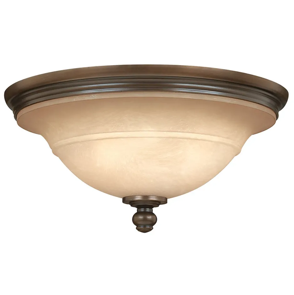 Deckenleuchten|Flurlampen*Elstead Deckenlampe ANABELL 9 in Bronze 3-flmg Ø45cm Lampe