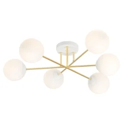 Emibig Deckenlampe ANNETTA Metall Glas Kugel Schirme< Deckenleuchten|Flurlampen