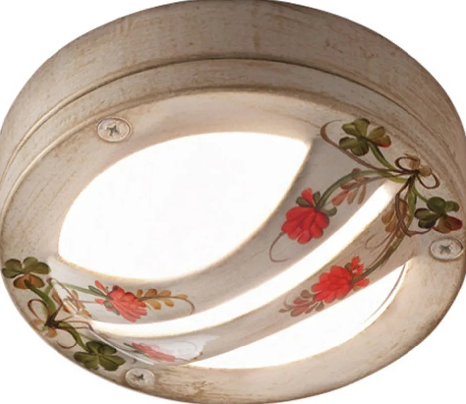 Ferroluce Deckenlampe außen Aluminium G9 IP44 Ø 14,5 cm rund< Metall Lampen|Rustikale Lampen