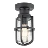 Elstead Deckenlampe außen IP44 Maritim Ø14cm E27 Schwarz< Rustikale Lampen|Maritime Lampen