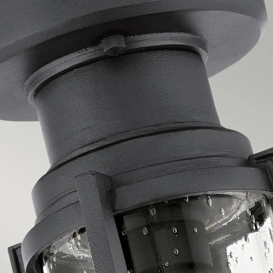 Elstead Deckenlampe außen IP44 Maritim Ø14cm E27 Schwarz< Rustikale Lampen|Maritime Lampen