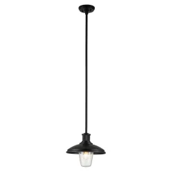 Elstead Deckenlampe außen verstellbar max. 1,3 m Schwarz E27 IP44< Gartenlaternen|Stofflampen