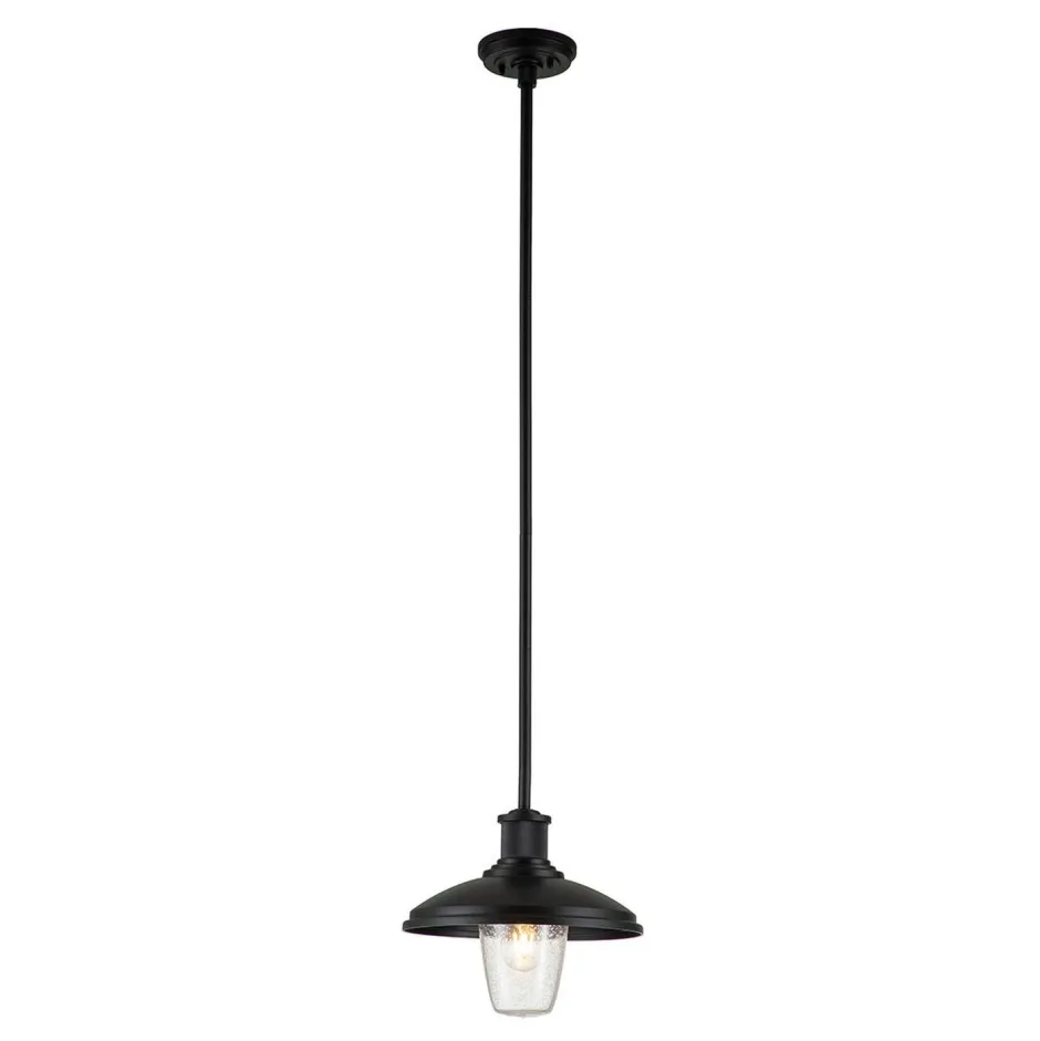 Elstead Deckenlampe außen verstellbar max. 1,3 m Schwarz E27 IP44< Gartenlaternen|Stofflampen