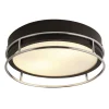 Deckenleuchten|Bürolampen*Searchlight Deckenlampe Bad IP44 2x E14 D: 30 cm Schwarz Chrom