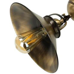 Metall Lampen|Vintage Lampen*Giovanni Battista Deckenlampe Bronziert Echt-Messing Handarbeit