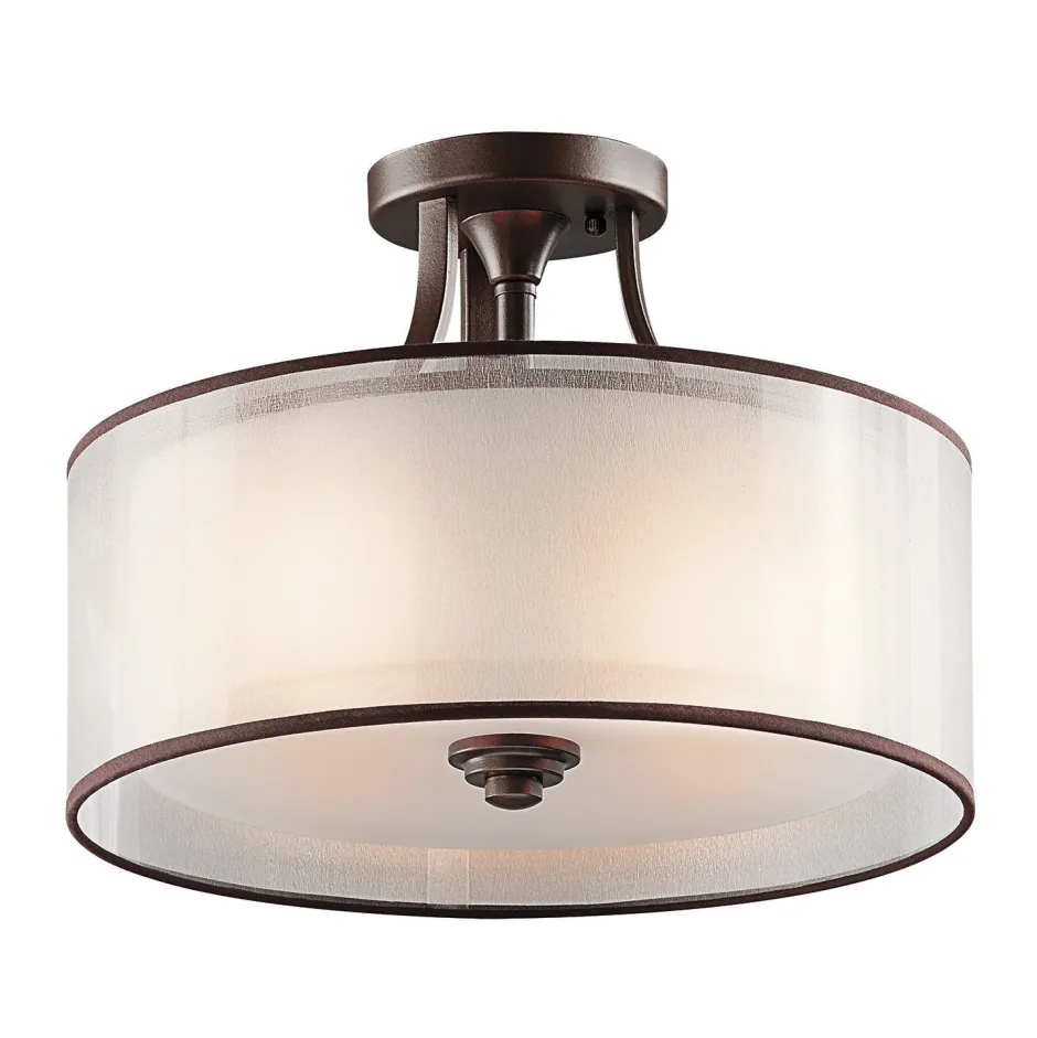 Elstead Deckenlampe CANELADO in Bronze Wohnzimmer Lampe< Deckenleuchten|Badezimmer Lampe