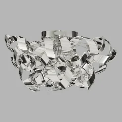 Deckenleuchten|Flurlampen*Searchlight Deckenlampe Chrom Ø 45 cm H: 27 cm Metall 3x G9