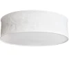 By Rydéns Deckenlampe D: 60 cm rund Modern Weiß Metall Stoff E27< Deckenleuchten|Flurlampen