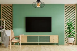 Flurlampen|Bürolampen*Belis Deckenlampe E27 Ø34 cm Schwarz Honig blendarm Retro