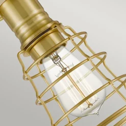 Elstead Deckenlampe E27 Metall Ø 14,5 cm rund in Messing< Deckenleuchten|Flurlampen