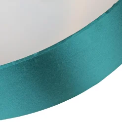 Deckenleuchten|Flurlampen*Easylight Deckenlampe 4-flammig Grün Gold Stoff dekorativ