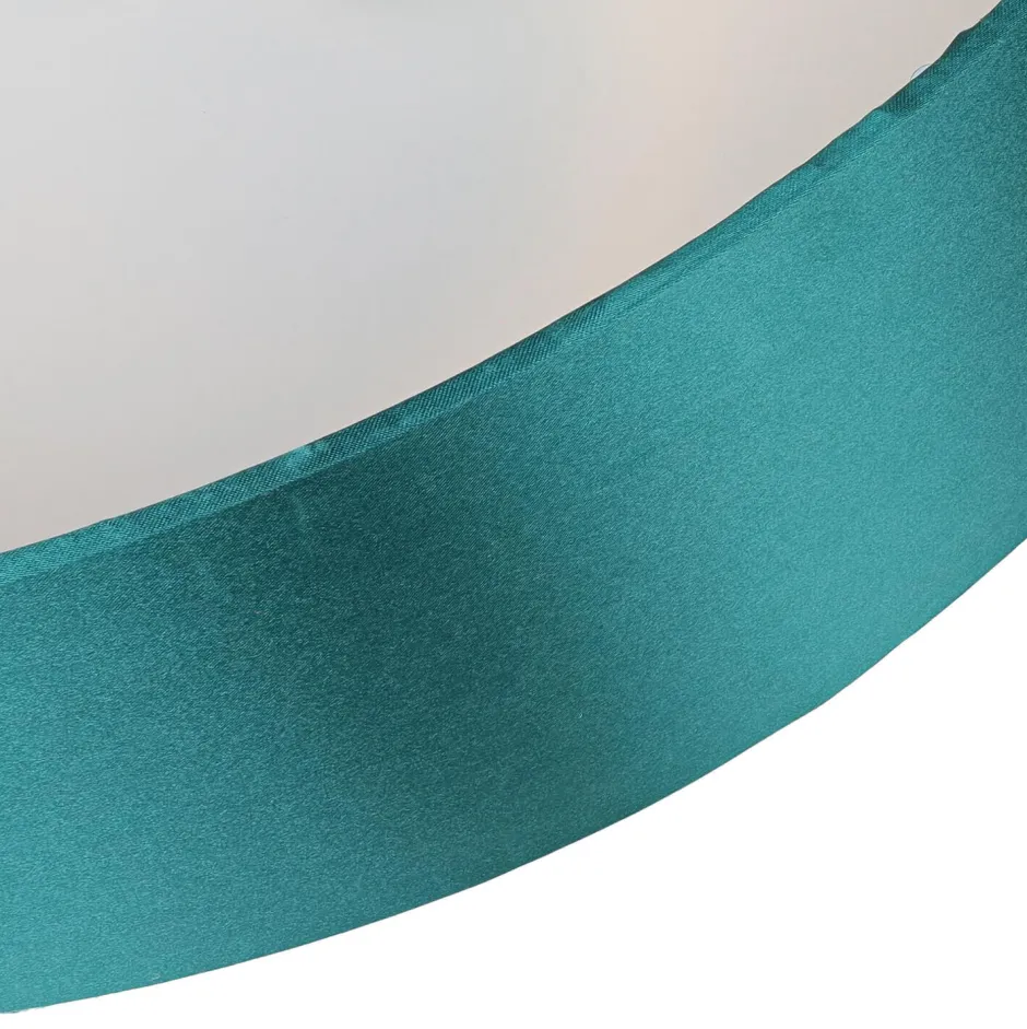 Deckenleuchten|Flurlampen*Easylight Deckenlampe 4-flammig Grün Gold Stoff dekorativ