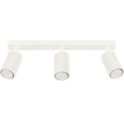 Sollux Deckenlampe 3-flammig GU10 B: 45 cm klein in Creme Modern< Flurlampen|Wohnzimmerlampen