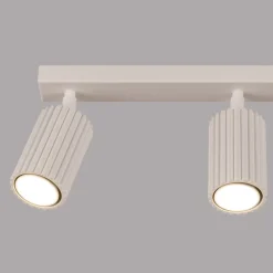 Sollux Deckenlampe 3-flammig GU10 B: 45 cm klein in Creme Modern< Flurlampen|Wohnzimmerlampen