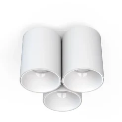 Deckenleuchten|Flurlampen*Nowodvorski Deckenlampe 3-flammig GU10 Weiß Metall Modern EYE