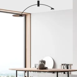 Deckenleuchten|Esszimmer Lampen*Nowodvorski Deckenlampe 2-flammig GX53 Schwarz Holz B: 110 cm