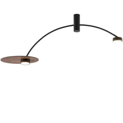 Deckenleuchten|Esszimmer Lampen*Nowodvorski Deckenlampe 2-flammig GX53 Schwarz Holz B: 110 cm