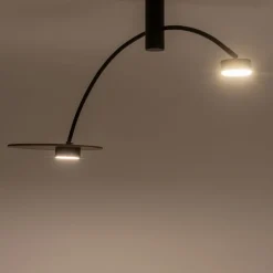 Deckenleuchten|Esszimmer Lampen*Nowodvorski Deckenlampe 2-flammig GX53 Schwarz Holz B: 110 cm