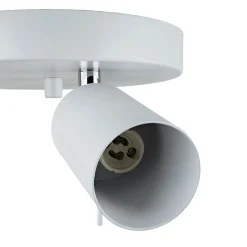 Easylight Deckenlampe 3-flammig Weiß Ø 20 cm Metall verstellbar< Deckenleuchten|Flurlampen