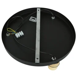 Glaslampen|Jugendstil Lampen*TK Lighting Deckenlampe Glas 3-flammig farbig Ø 44 cm elegant