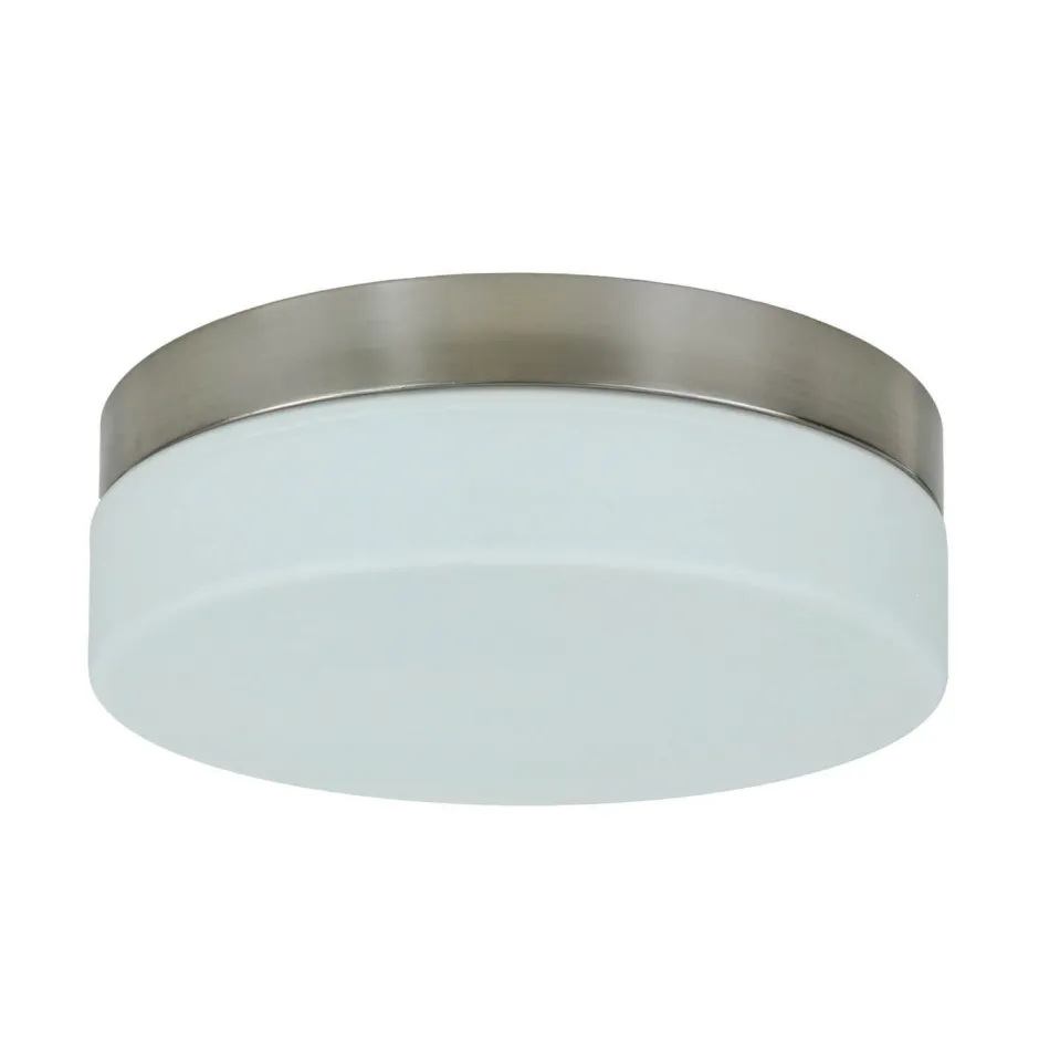 Easylight Deckenlampe Glas Matt Nickel< Glaslampen|Bürolampen