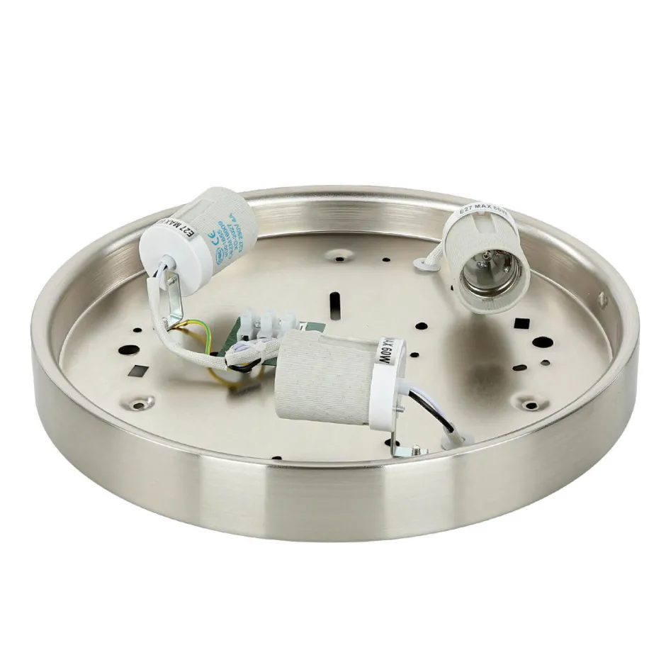 Easylight Deckenlampe Glas Matt Nickel< Glaslampen|Bürolampen