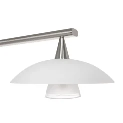 Deckenleuchten|Badezimmer Lampe*Steinhauer Deckenlampe Glas Metall 4-flmg 120 cm inkl. G9 blendarm