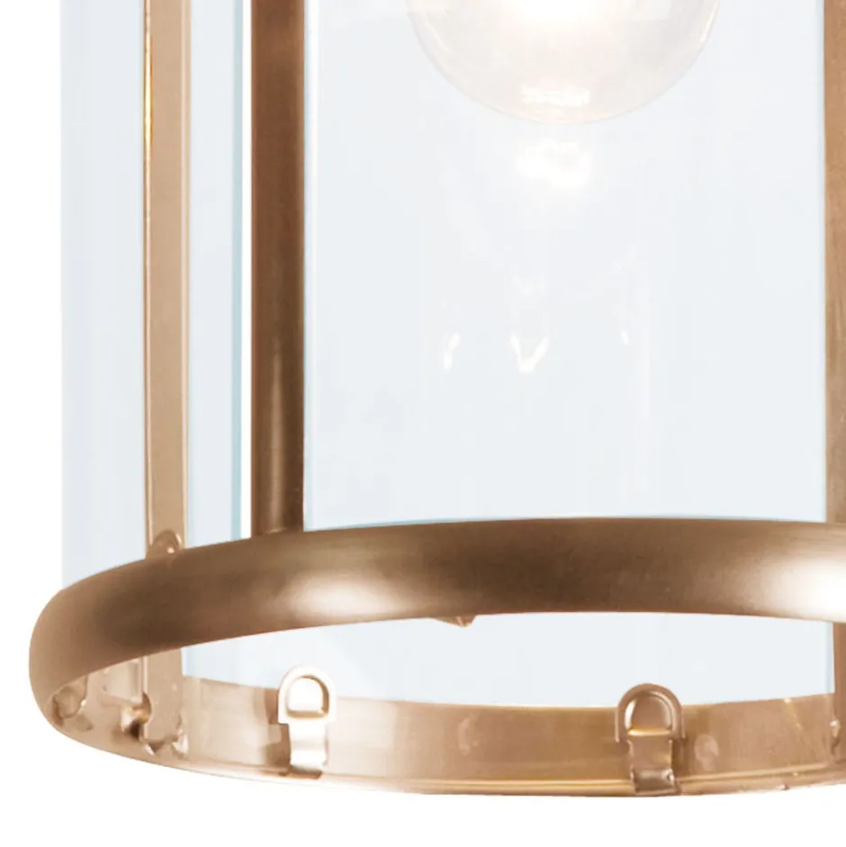 Steinhauer Deckenlampe Glas Metall in Bronze Ø16 cm E27 Klassisch< Deckenleuchten|Badezimmer Lampe