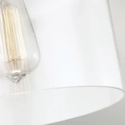 Elstead Deckenlampe Glas Vintage Design Ø23cm E27 BASRA< Deckenleuchten|Flurlampen