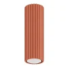 Flurlampen|Wohnzimmerlampen*Sollux Deckenlampe GU10 H: 20 cm Ø 6,5 cm klein Rot Aufputz Modern