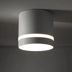 Nowodvorski Deckenlampe GX53 Ø 8,5 cm Weiß Aluminium Spot klein< Spots|Flurlampen