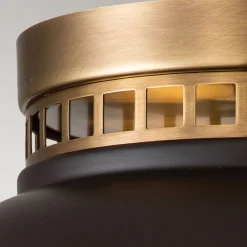 Deckenleuchten|Flurlampen*Elstead Deckenlampe innen rund Ø 32 cm für 2x E27 in Bronze antik