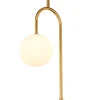 Jupiter Deckenlampe Jugendstil Messing Glas in Gold G9 blendarm< Deckenleuchten|Bürolampen