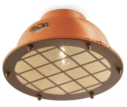 Wohnzimmerlampen|Keramiklampen*Ferroluce Deckenlampe Keramik Ø 35 cm rund E27 Vintage VERONICA